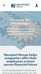 Mobile Screenshot of newportgroup.com